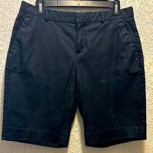 Banana Republic Black Khaki Shorts Sz 4
